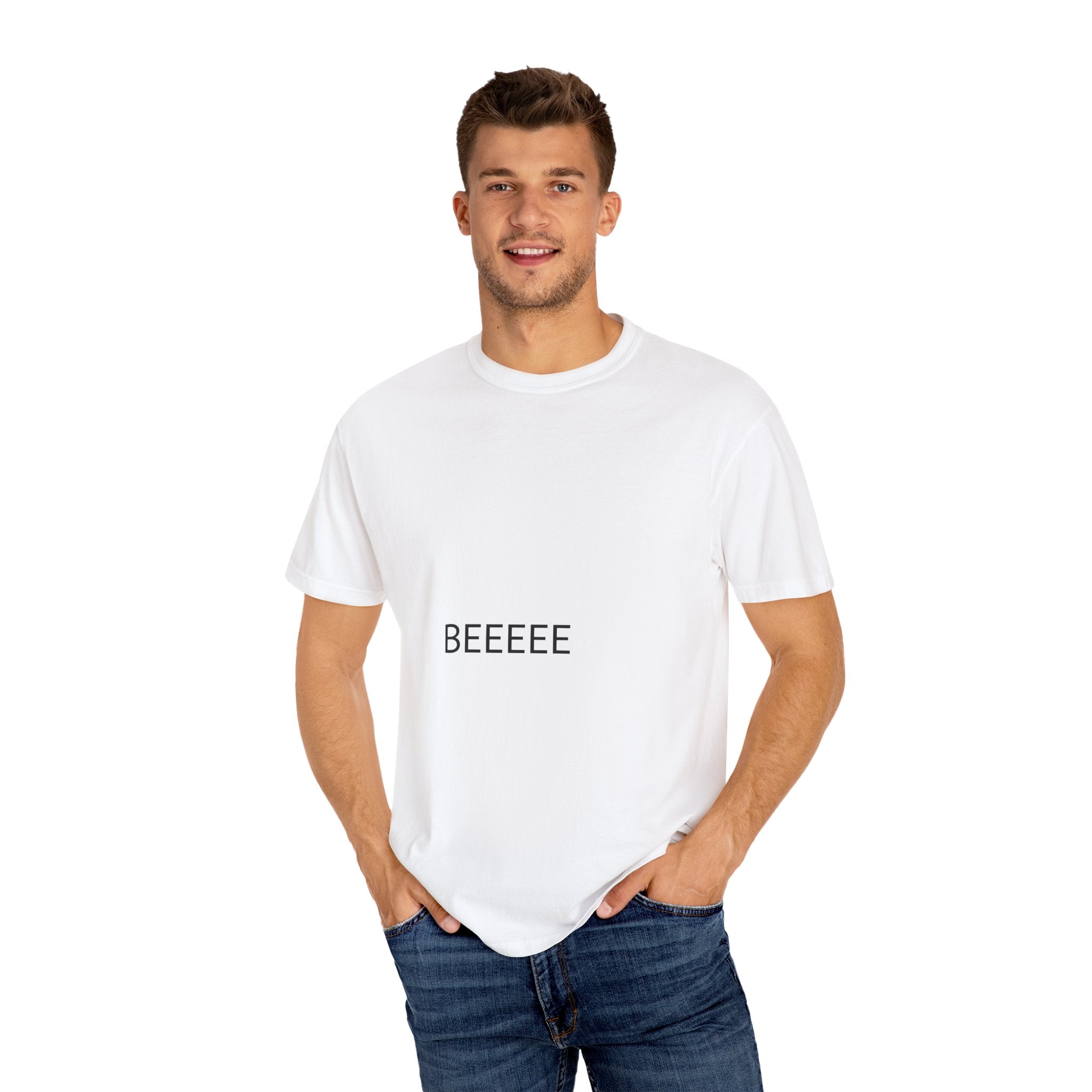 Beeee Graphic Unisex T-Shirt, Cute Tees, Gift for Her, Summer T-Shirt, Casual Wear, Fun Typography Shirt