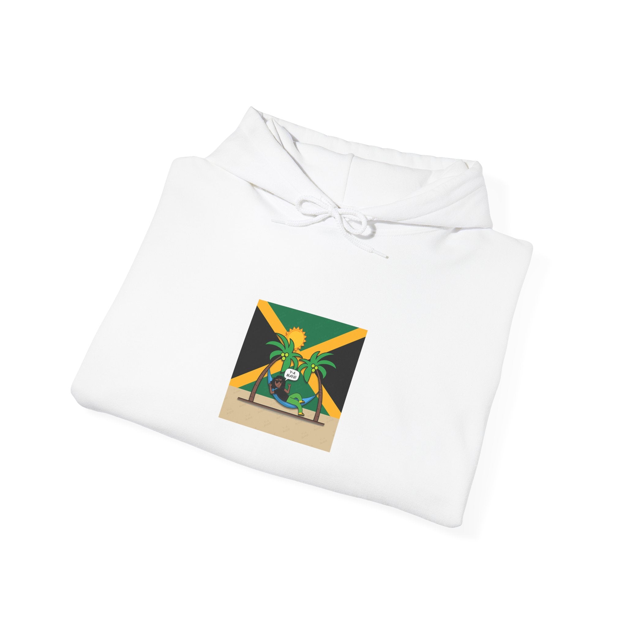 Jamaican Vibes Unisex Hoodie, Cozy Sweatshirt, Perfect for Festivals, Gift for Friends, Spring & Fall Wear