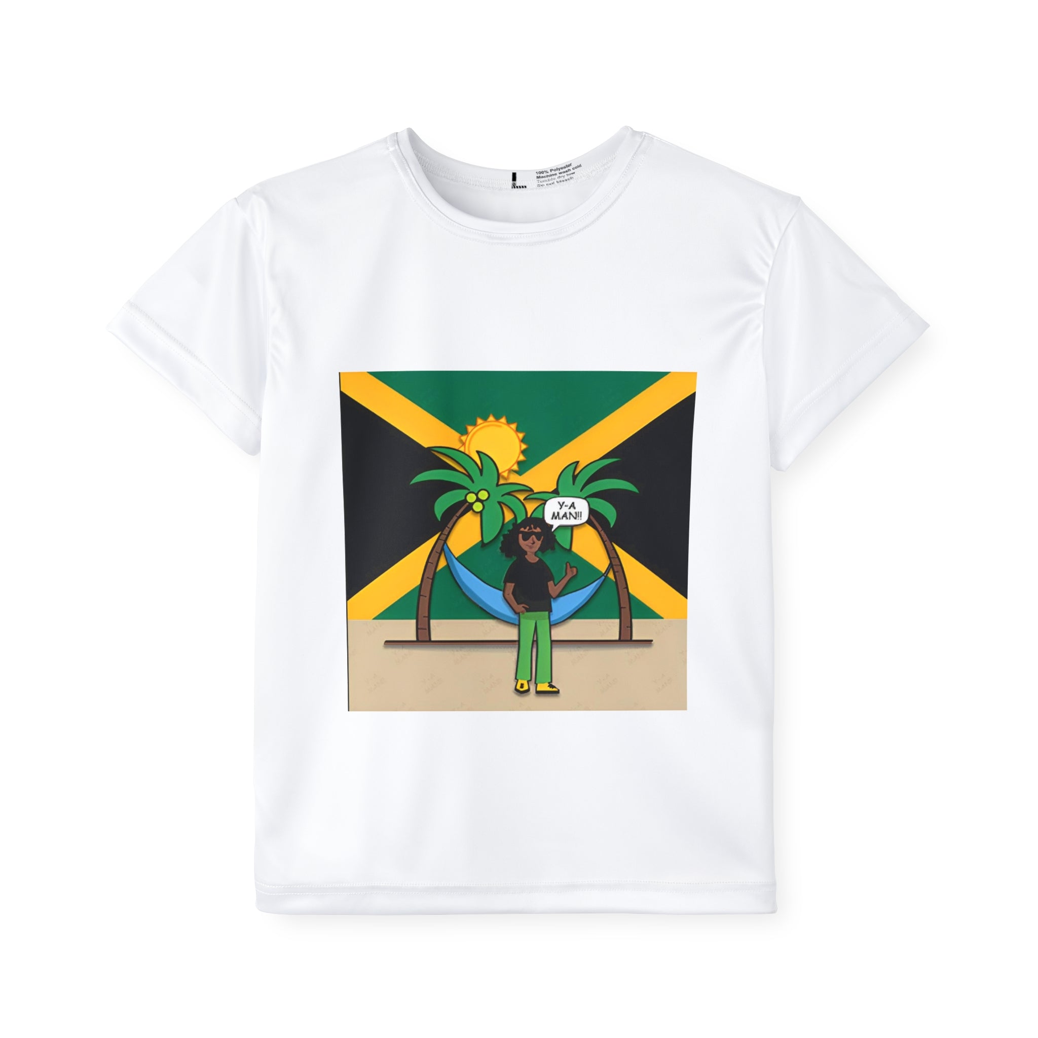 Jamaican Vibes Kids Sports Jersey, Youth Athletic Shirt, Summer Sports Tee, Travel Gift, Island Life Jersey, Kids Beachwear