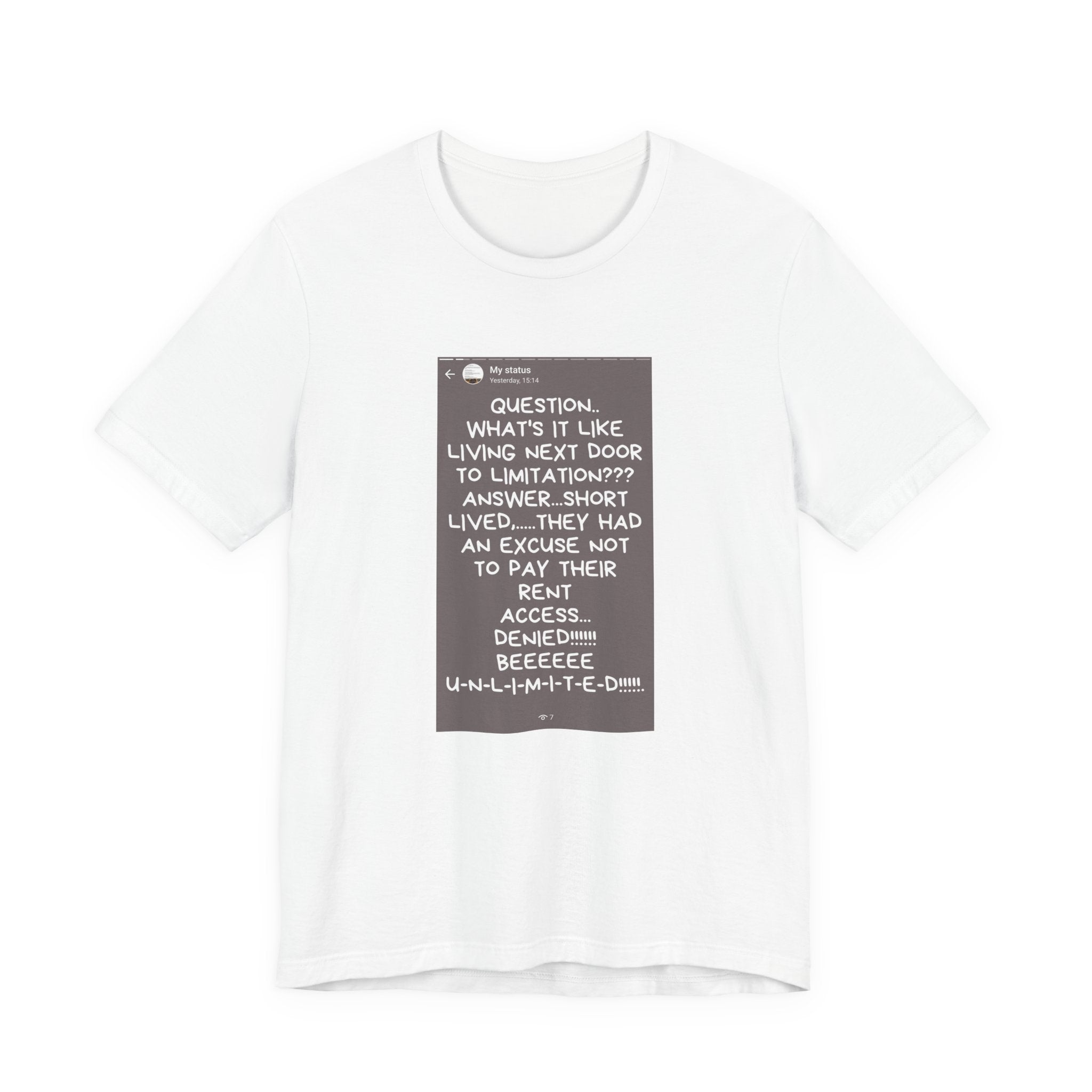 Unisex Jersey Short Sleeve Tee