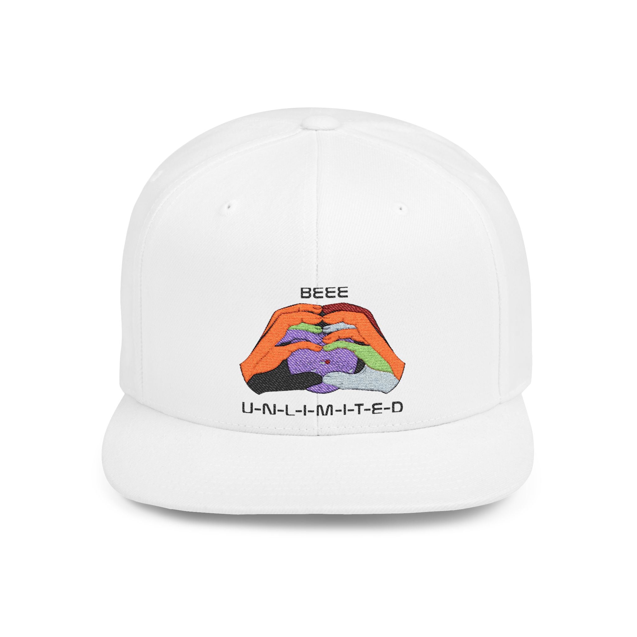 Colorful Sushi Flat Bill Snapback Hat, Trendy Cap for Food Lovers, Perfect Gift for Birthdays, Summer, Festivals and Holidays