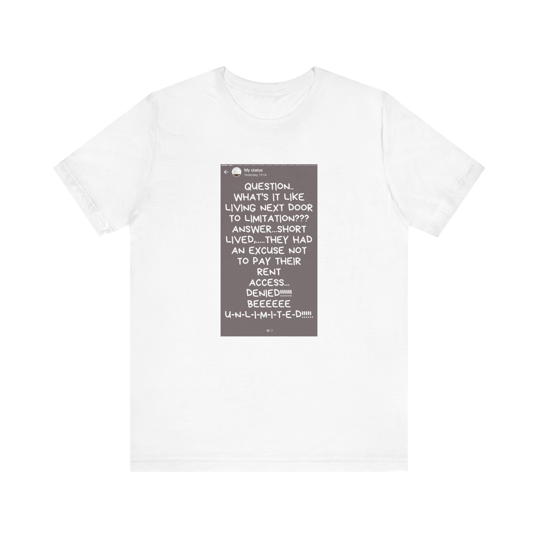 Unisex Jersey Short Sleeve Tee