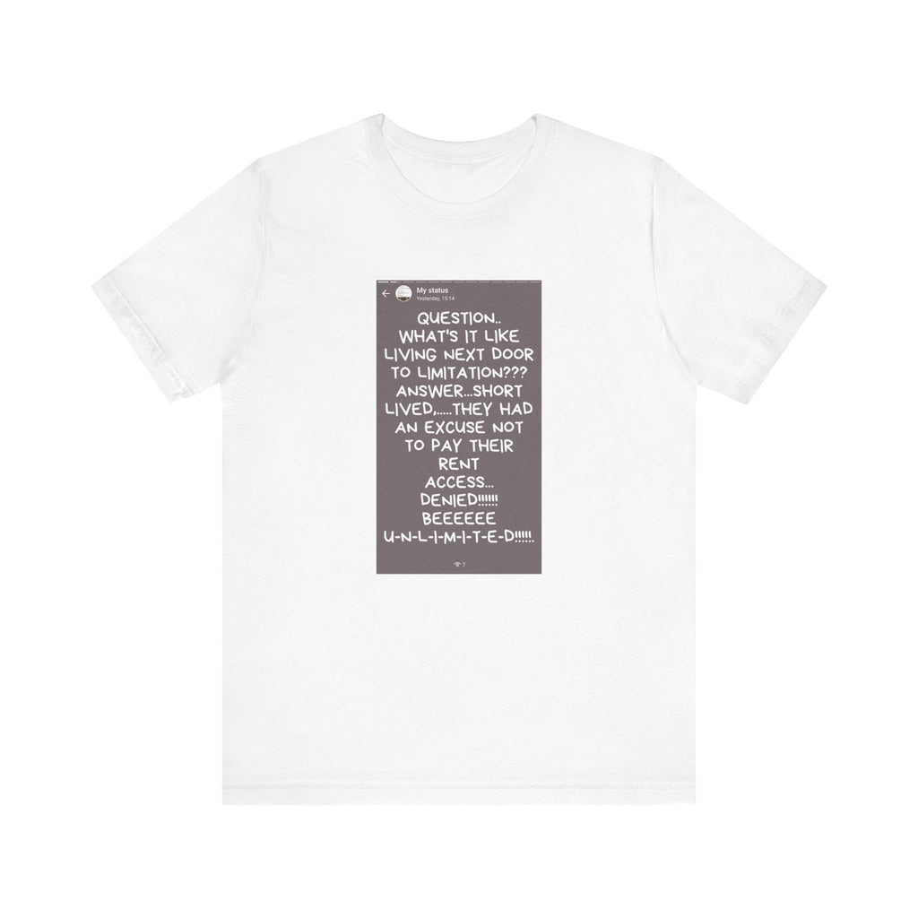 Unisex Jersey Short Sleeve Tee