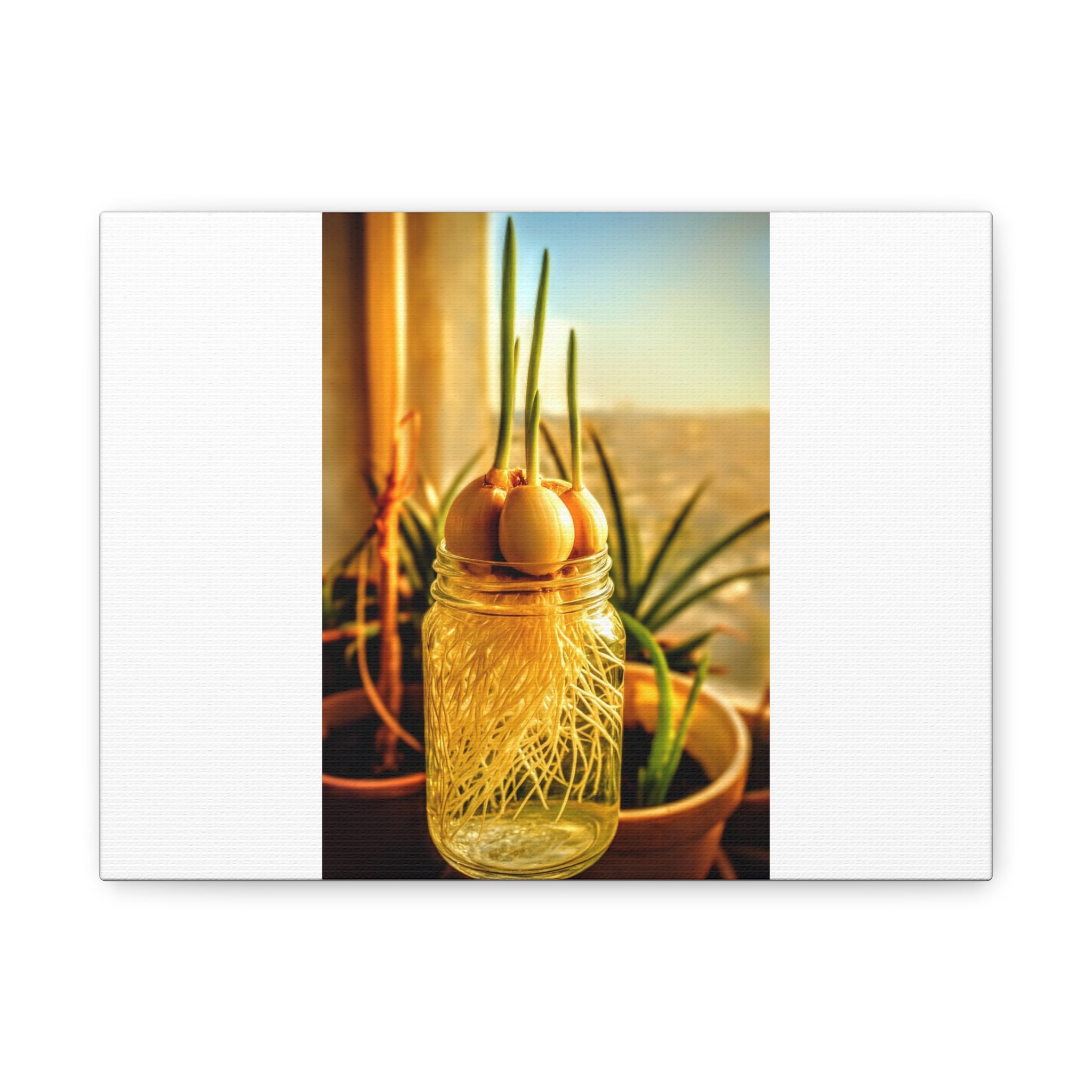 Botanical Wall Art Canvas Print - Fresh Indoor Garden Vibes for Plant Lovers