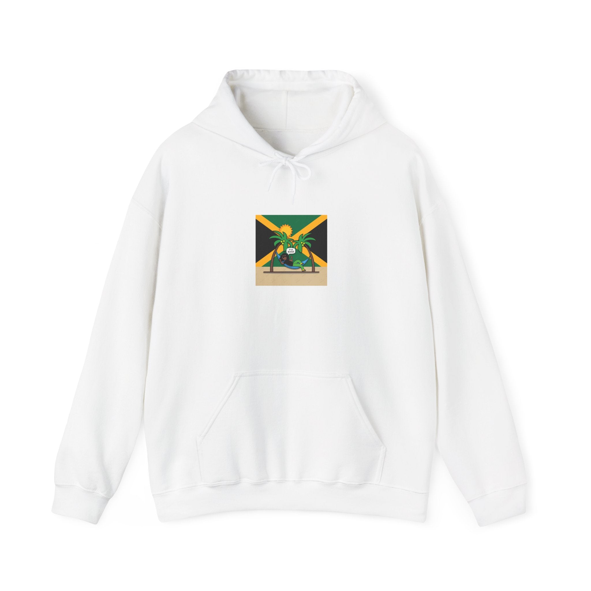Jamaican Vibes Unisex Hoodie, Cozy Sweatshirt, Perfect for Festivals, Gift for Friends, Spring & Fall Wear