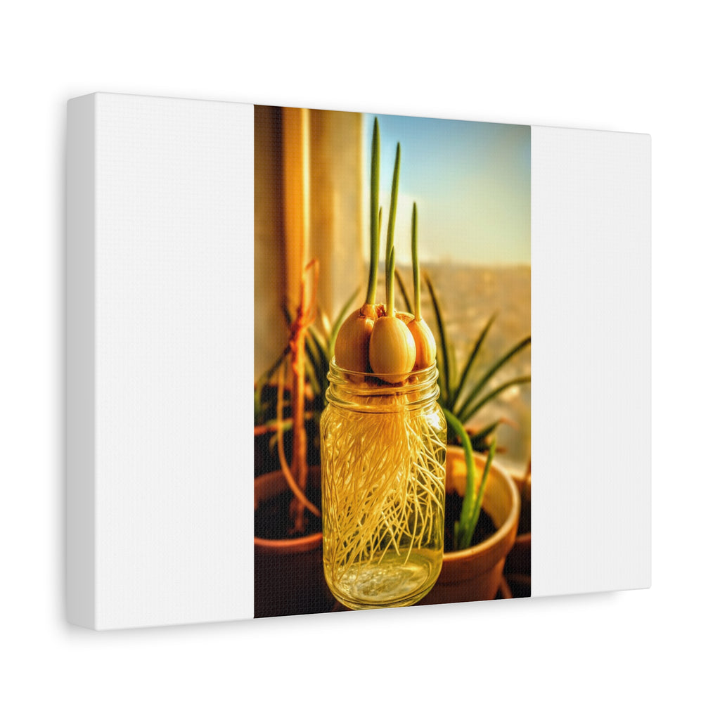 Botanical Wall Art Canvas Print - Fresh Indoor Garden Vibes for Plant Lovers