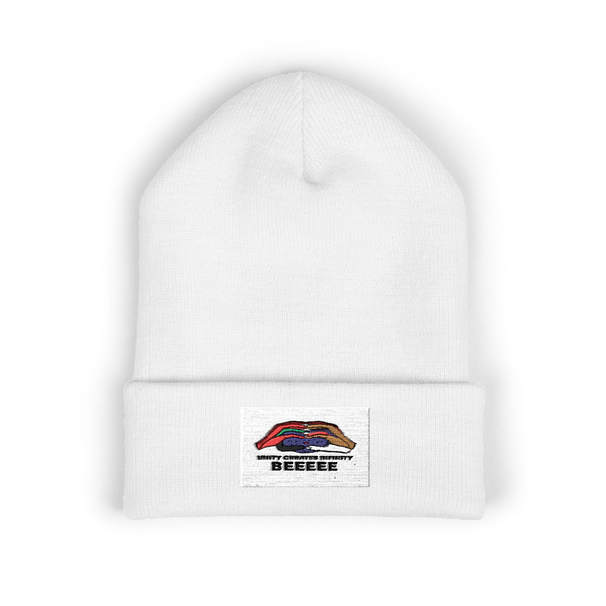 Classic Embroidered Cuffed Beanie for Cozy Style | Winter Accessory, Gift for Him/Her, Casual Wear, Unique Fashion, Everyday Comfort