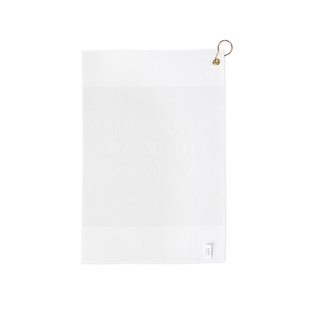 Golf Towel — “Breadcrumbs to Bread Again” Funny Golf Club Towel, Novelty Golf Gift