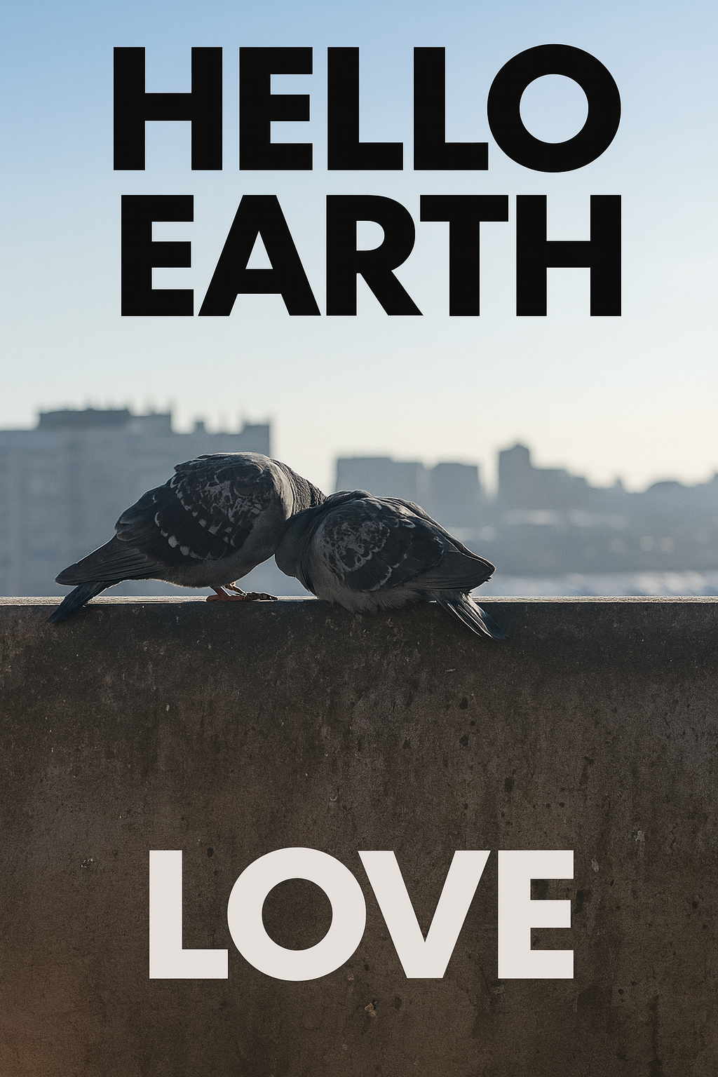 Hello Earth Love Poster